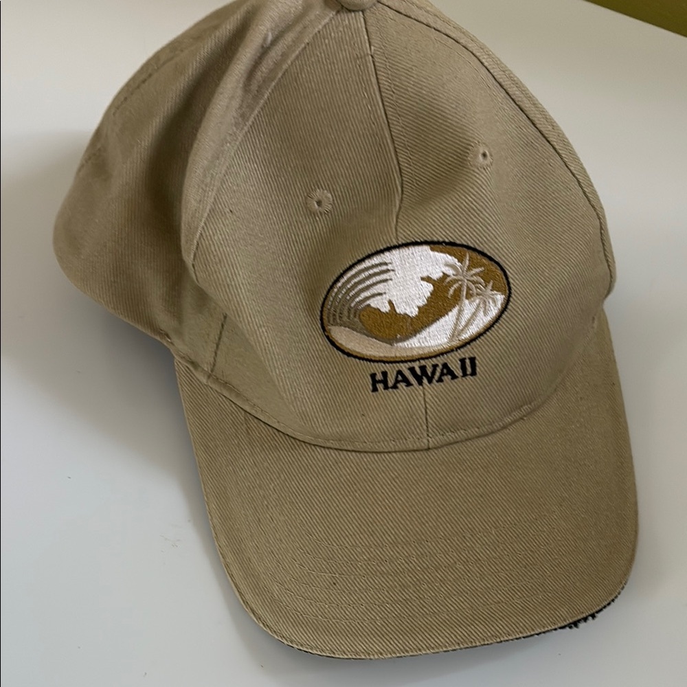 Surfware Hawaiian Classics Tan Ball Cap Velcro Back One Size